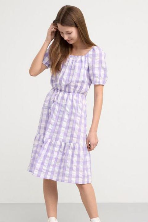 Pippa & Julie Girls' Jacquard Fit & Flare Dress