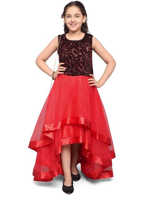 Little Miss Fashion Girls' Tiered Party Dress