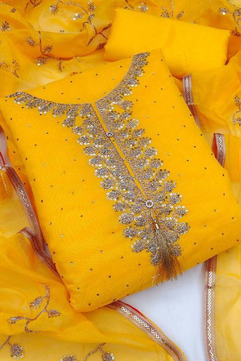 Silk Shalwar Material