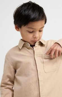 Calvin Klein Boys' Long Sleeve Dress Shirt