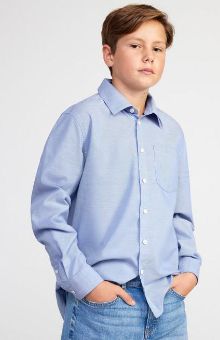 Tommy Hilfiger Boys' Long Sleeve Button-Down Shirt