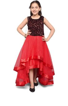 Little Miss Fashion Girls' Tiered Party Dress